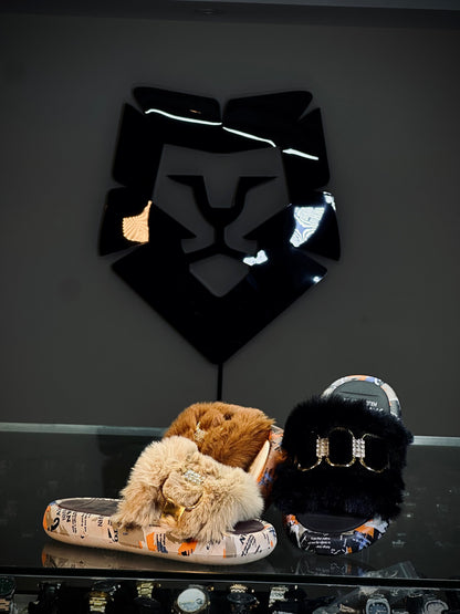 Glam Fur Slides
